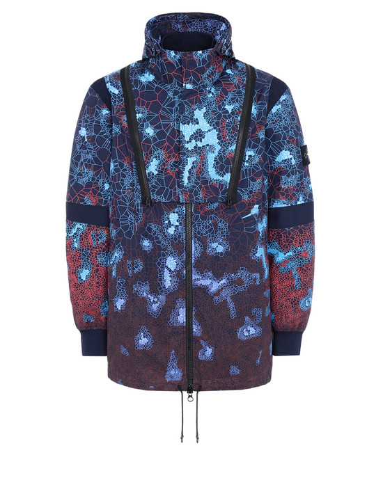 41850816lx - COATS & JACKETS STONE ISLAND Mid-length jacket 449E1 PRINTED HEAT REACTIVE_TESSUTO TERMO SENSIBILE STONE ISLAND - 0