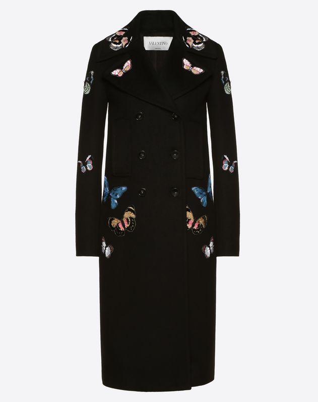 valentino butterfly coat