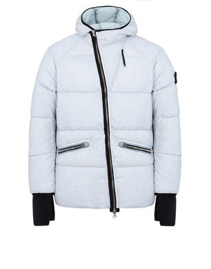 Stone island lino resinato hotsell down jacket