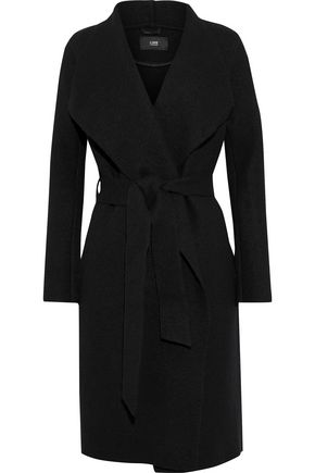 LINE Meghan brushed cotton and wool-blend coat