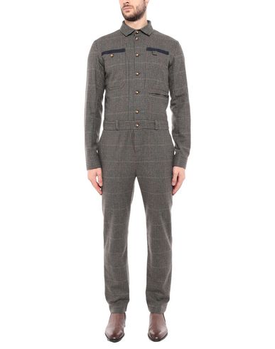 Man Jumpsuit Grey Size 42 Wool, Polyamide