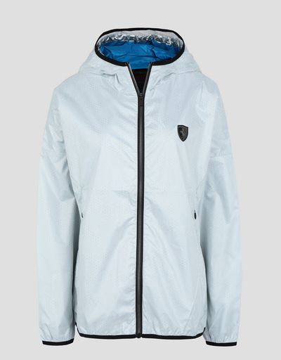 Scuderia Ferrari Online Store - Damenjacke aus technischem Gewebe mit Kapuze - Bomber-& Sportjacken