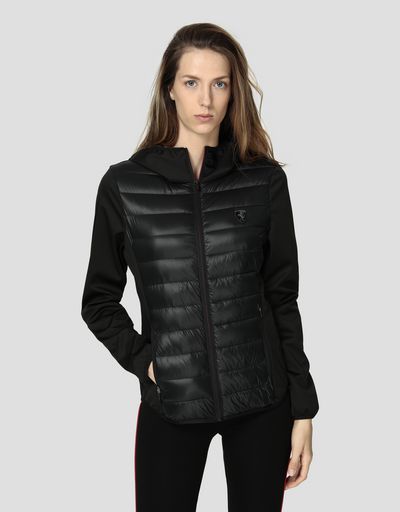 Chaqueta de Softshell para mujer con relleno de auténtico plumón