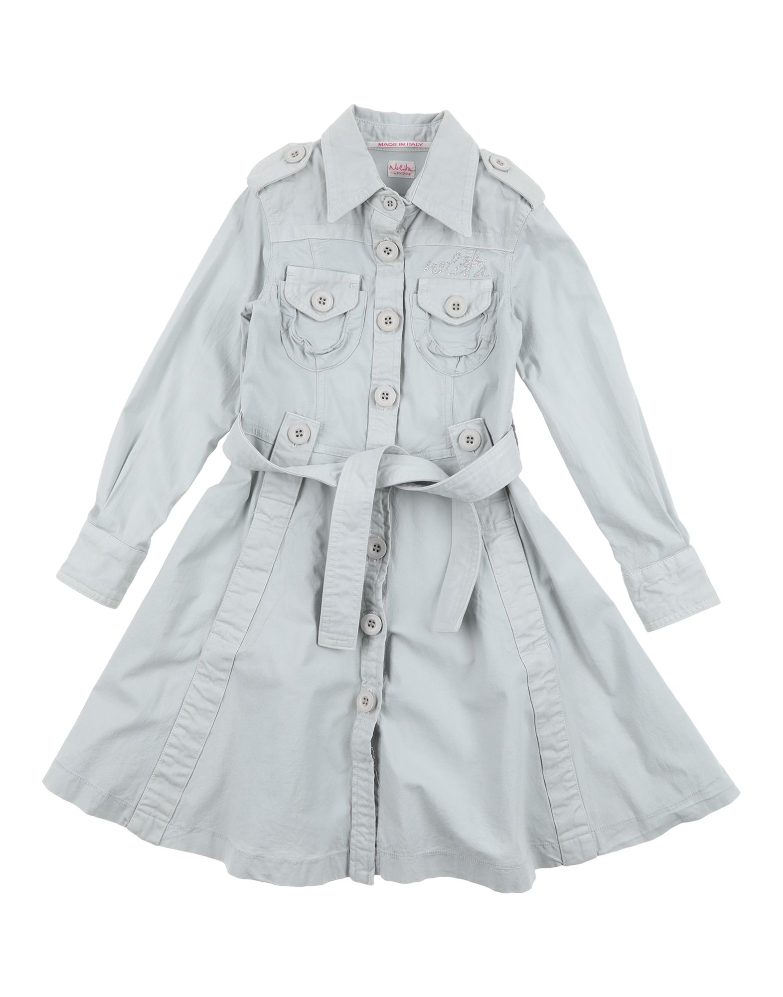 Nolita Pocket Kids' Overcoats In Light Grey