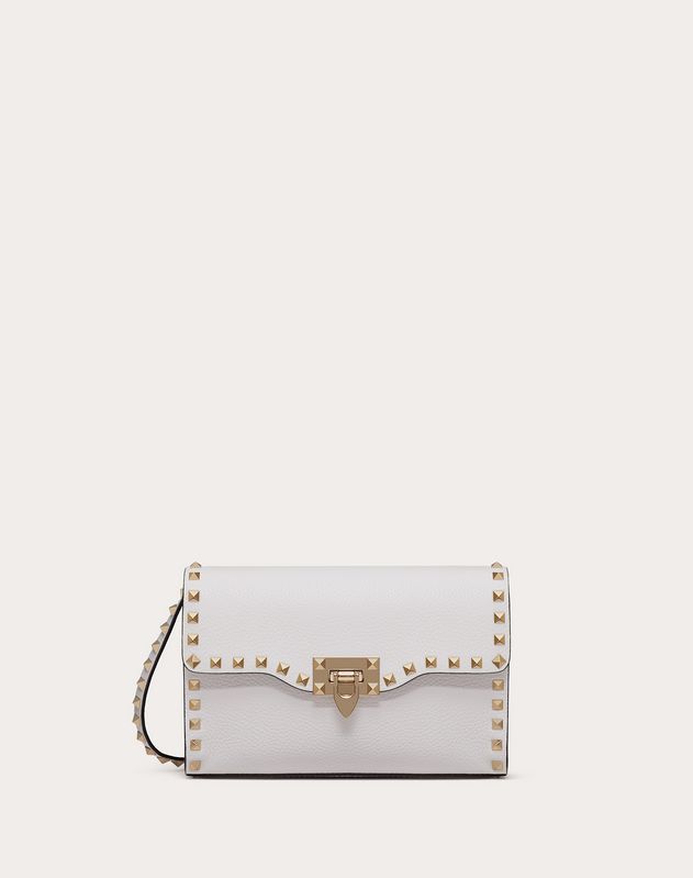 small rockstud grainy calfskin crossbody bag