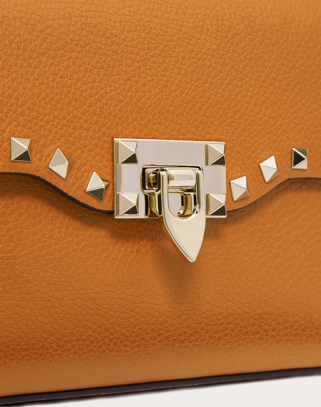 Small Rockstud Grainy Calfskin Crossbody Bag for Woman | Valentino ...