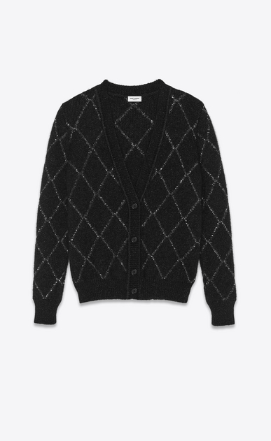 Cardigan in a rhinestone knit