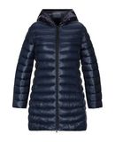 MANGANO Damen Synthetische Daunenjacke Farbe Blau Gr��e 8
