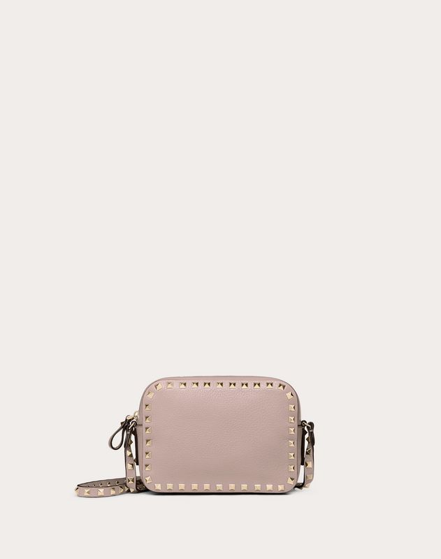 small rockstud grainy calfskin crossbody bag