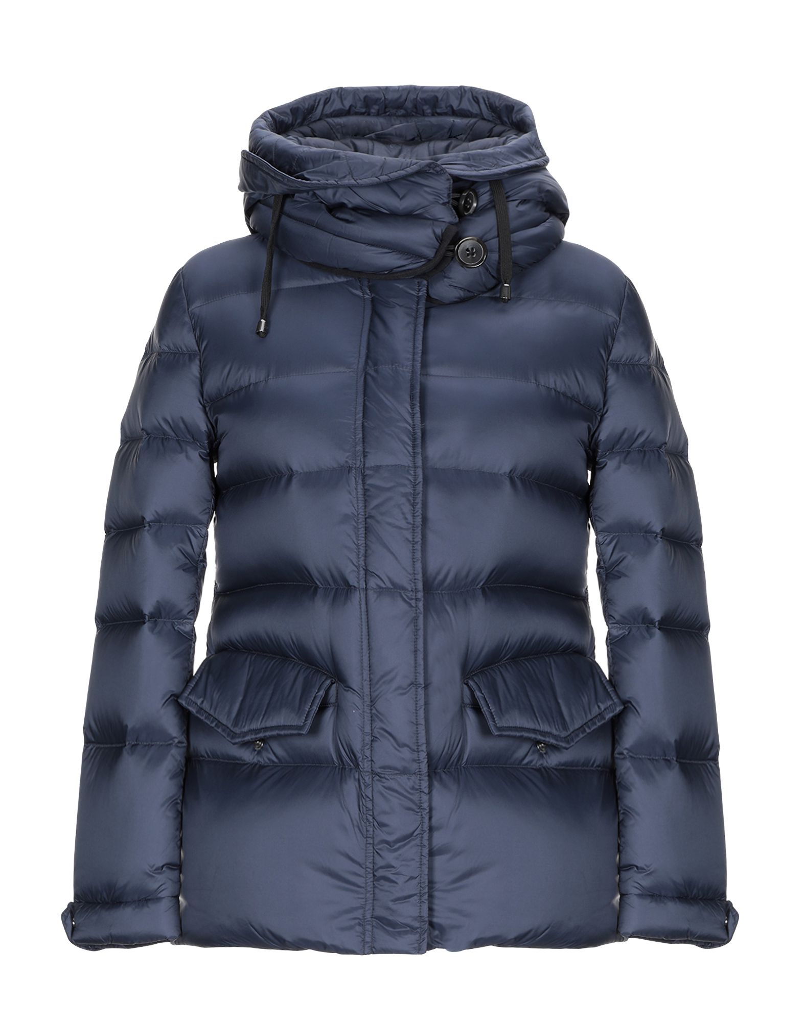 down jackets in dark blue