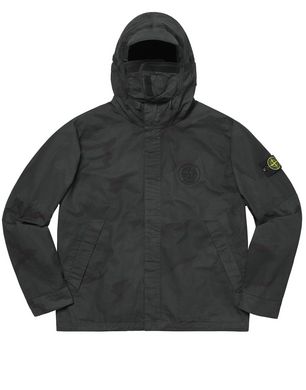 stone island brushed cotton jacket