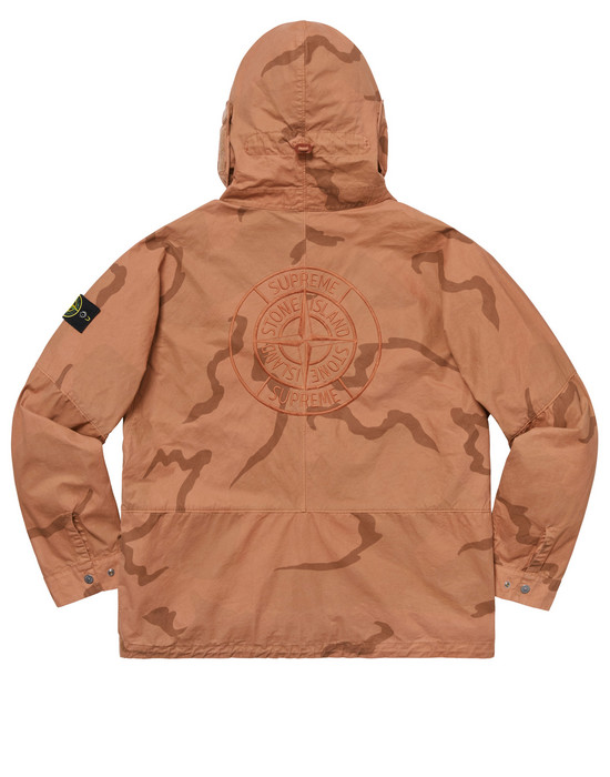 401S4 BRUSHED COTTON 2C CAMO OVD STONE ISLAND FOR SUPREME ブルゾン 