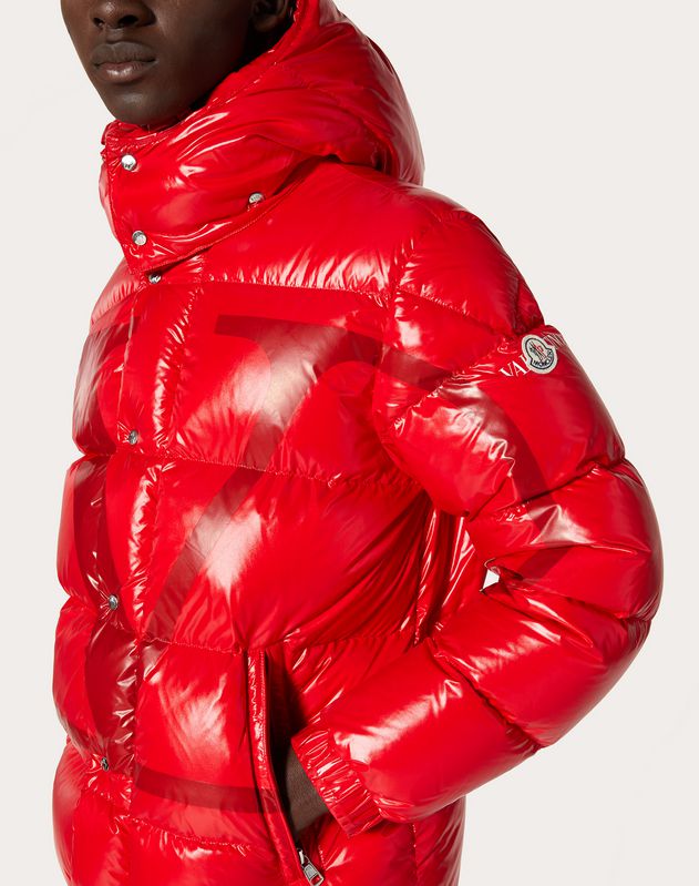 mens red moncler coat