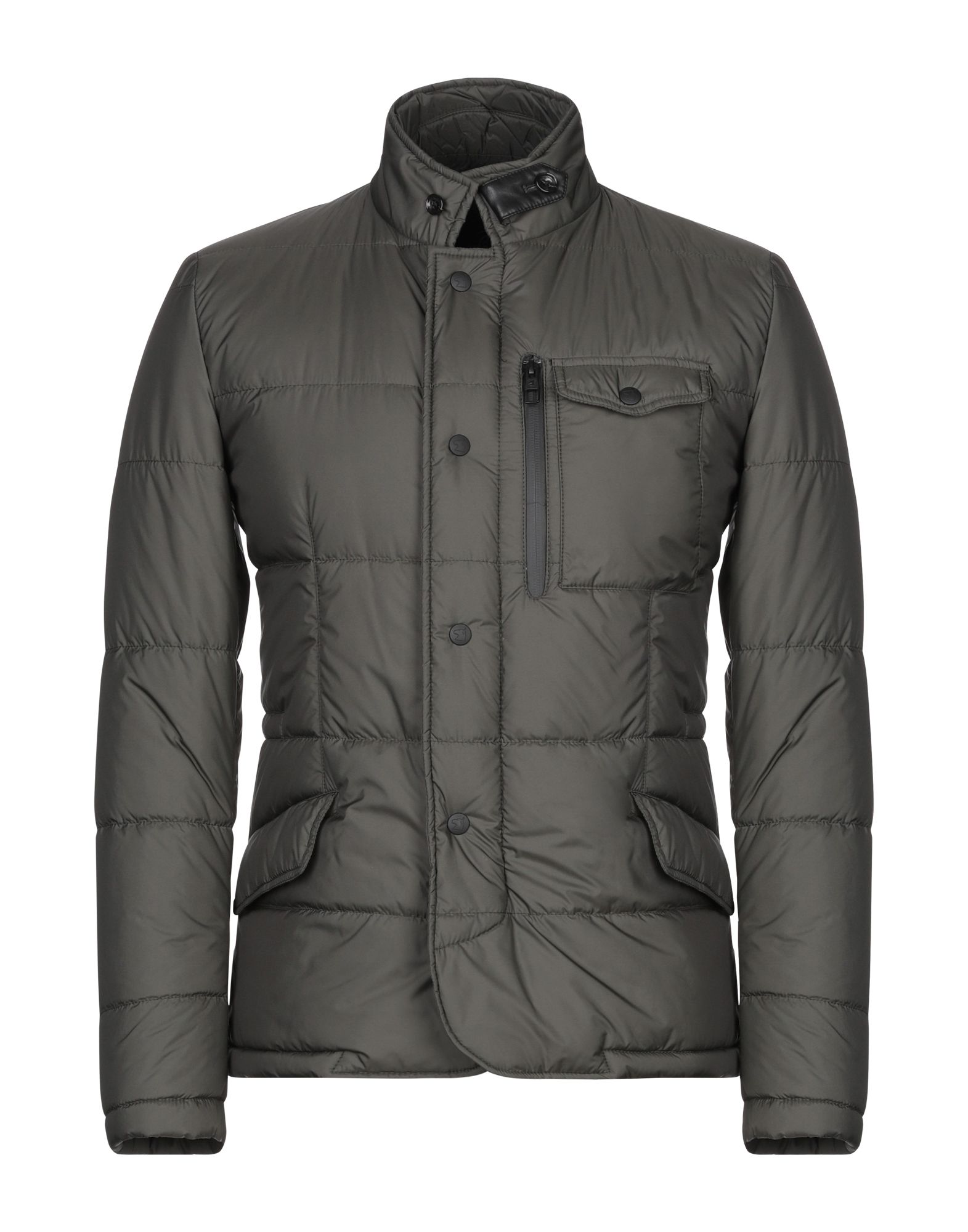 synthetic down jackets in green