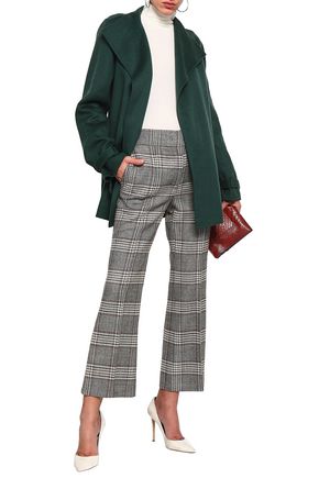 Click to view more detailed imagery on our partner's website Joseph Woman Wool And Cashmere-Blend Felt Coat Emerald