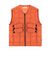 41890264mu - COATS & JACKETS STONE ISLAND LEATHER VEST 00195 GARMENT DYED LEATHER/DYNEEMA® REVERSIBLE DETACHABLE LINING STONE ISLAND