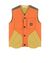 41890406mr - COATS & JACKETS STONE ISLAND Waistcoat G0555 TELA PLACCATA BICOLORE STONE ISLAND