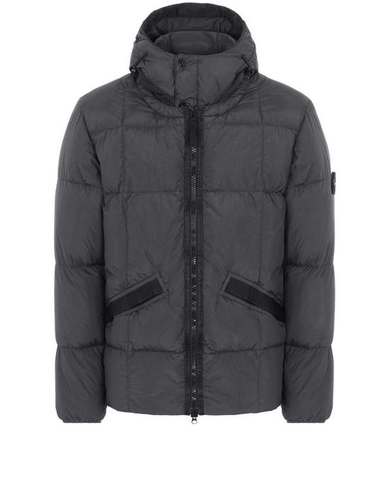 stone island dyed crinkle reps nylon down parka