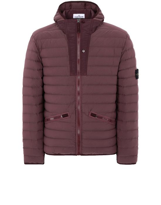 maroon stone island jacket