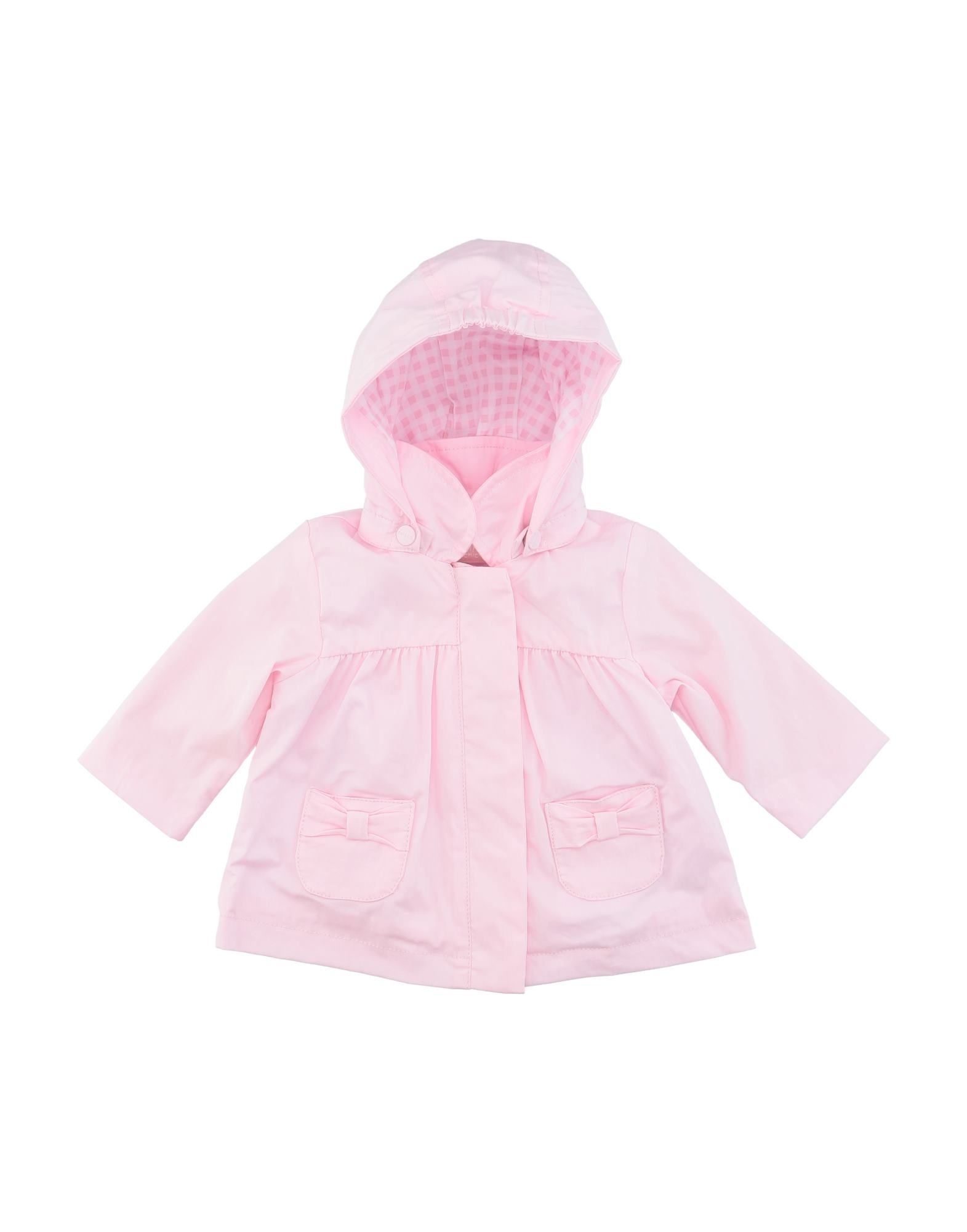 Легкое пальто  - Белый,Розовый цвет