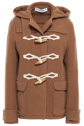 J.W.ANDERSON Wool-felt hooded coat