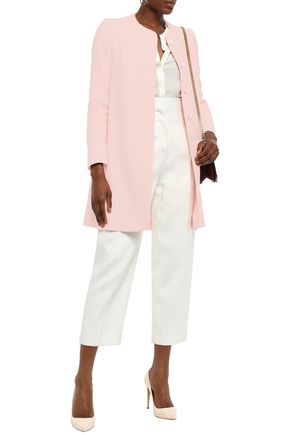 GOAT GOAT WOMAN REDGRAVE WOOL-CREPE COAT PASTEL PINK