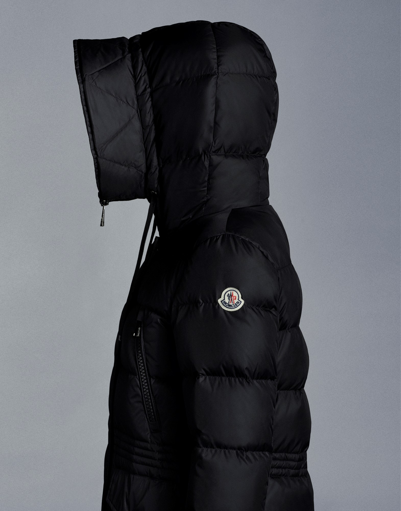 moncler coat with fur hood womens
