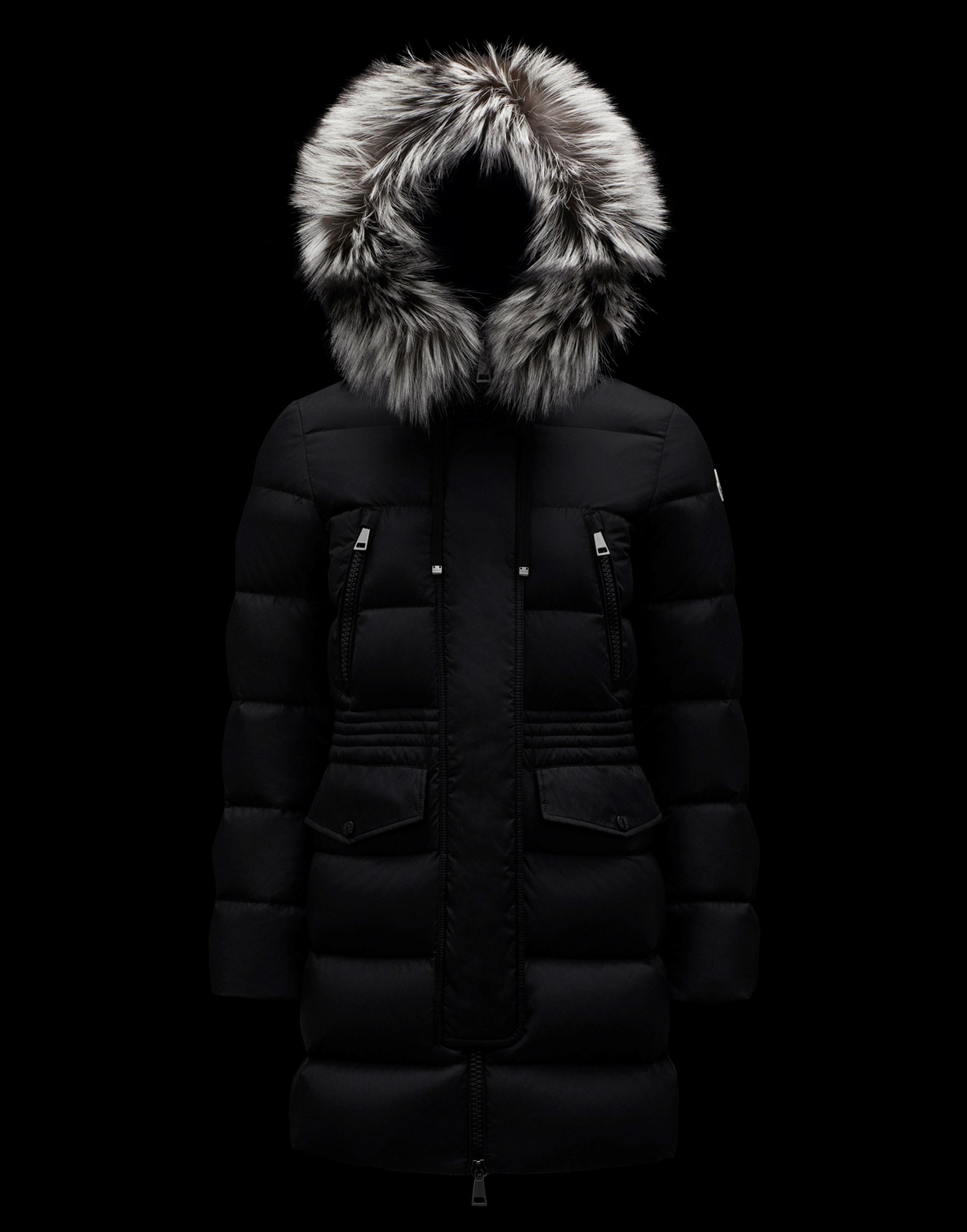 moncler coat with fur hood