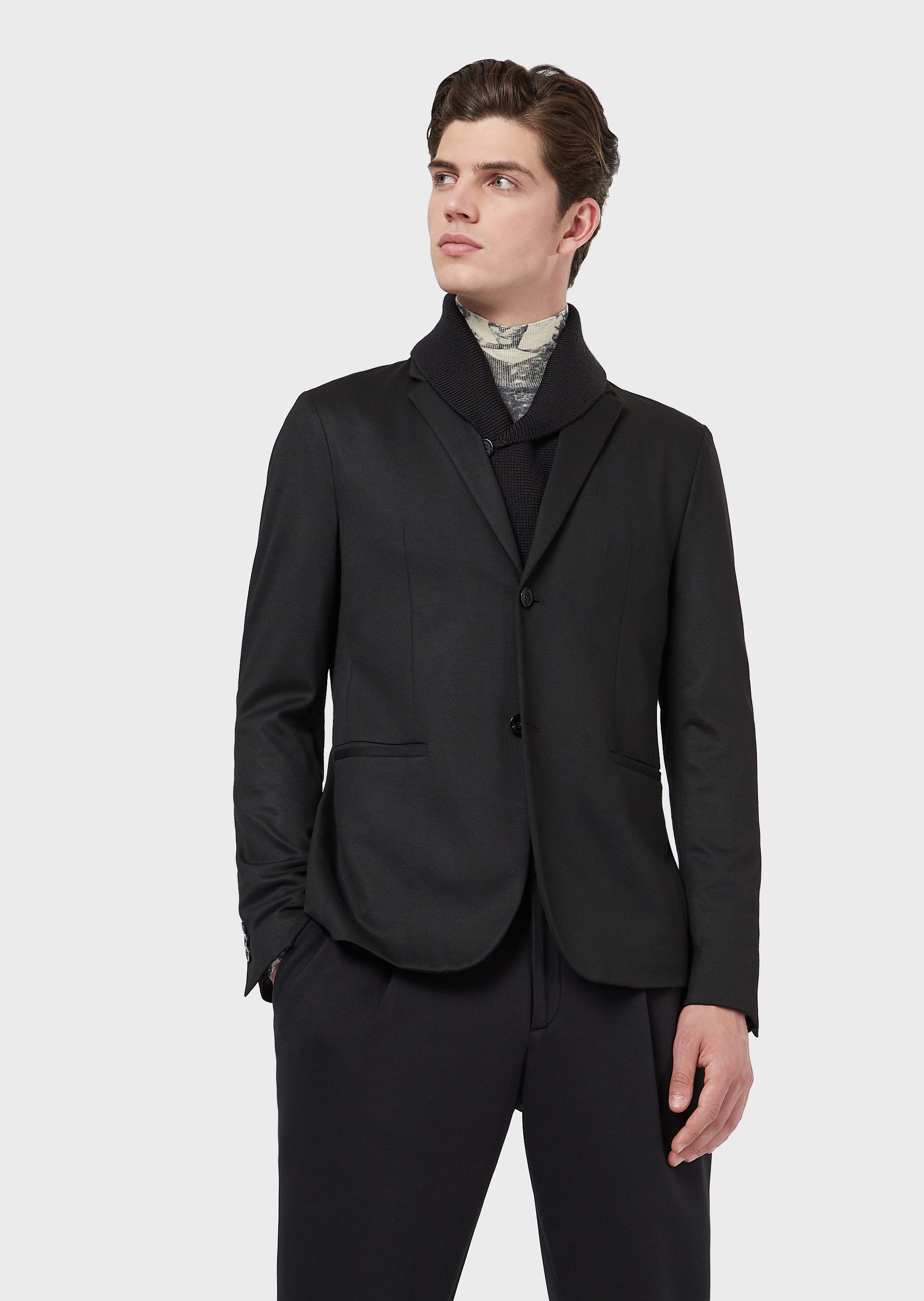 Emporio Armani Formal Jackets - Item 41904552 In Black | ModeSens