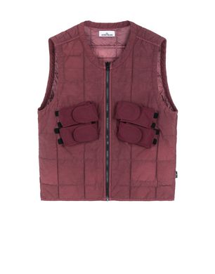 GILET IN PELLE Stone Island Uomo - Store Ufficiale