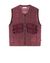 41906126ke - COATS & JACKETS STONE ISLAND LEATHER VEST 00195 GARMENT DYED LEATHER/DYNEEMA® REVERSIBLE DETACHABLE LINING STONE ISLAND