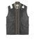 41906130qo - COATS & JACKETS STONE ISLAND LEATHER VEST 00195 GARMENT DYED LEATHER/DYNEEMA® REVERSIBLE DETACHABLE LINING STONE ISLAND