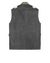 41906130qo - COATS & JACKETS STONE ISLAND LEATHER VEST 00195 GARMENT DYED LEATHER/DYNEEMA® REVERSIBLE DETACHABLE LINING STONE ISLAND