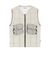 41906137ht - PRENDAS DE ABRIGO STONE ISLAND CHALECO DE PIEL 00195 GARMENT DYED LEATHER/DYNEEMA® REVERSIBLE DETACHABLE LINING STONE ISLAND