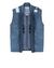 41906145cv - COATS & JACKETS STONE ISLAND LEATHER VEST 00195 GARMENT DYED LEATHER/DYNEEMA® REVERSIBLE DETACHABLE LINING STONE ISLAND
