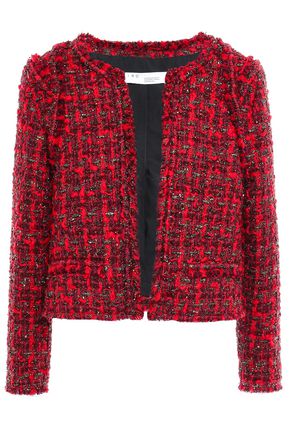 IRO Disco metallic bouclé-tweed jacket
