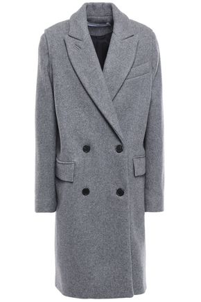 IRO Fine double-breasted wool and cashmere-blend felt coat