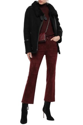 iro barrett shearling biker jacket