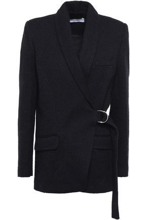 IRO Azzow buckled cotton-blend bouclé-tweed blazer