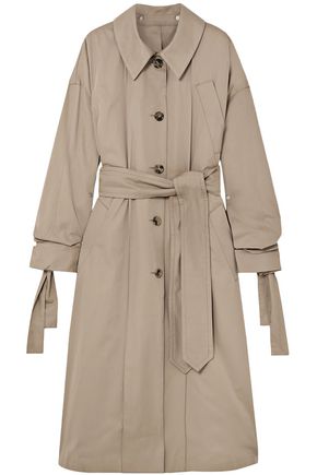 ROKH Oversized cotton-gabardine trench coat