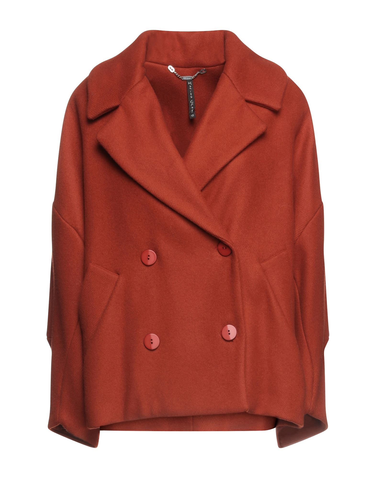Manila Grace Coats In Rust ModeSens