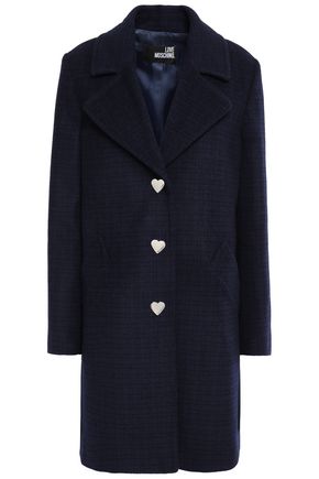 LOVE MOSCHINO Wool-blend felt coat