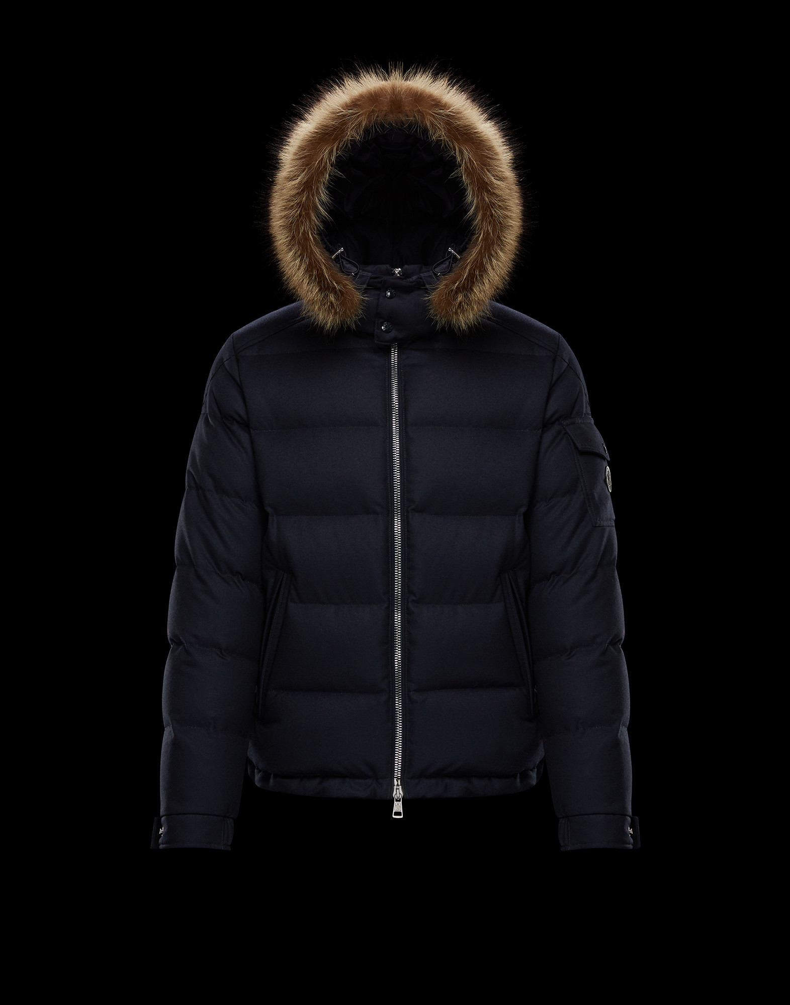 womens moncler fur hood coat