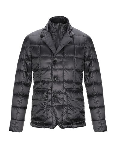 Man Puffer Black Size 36 Polyester