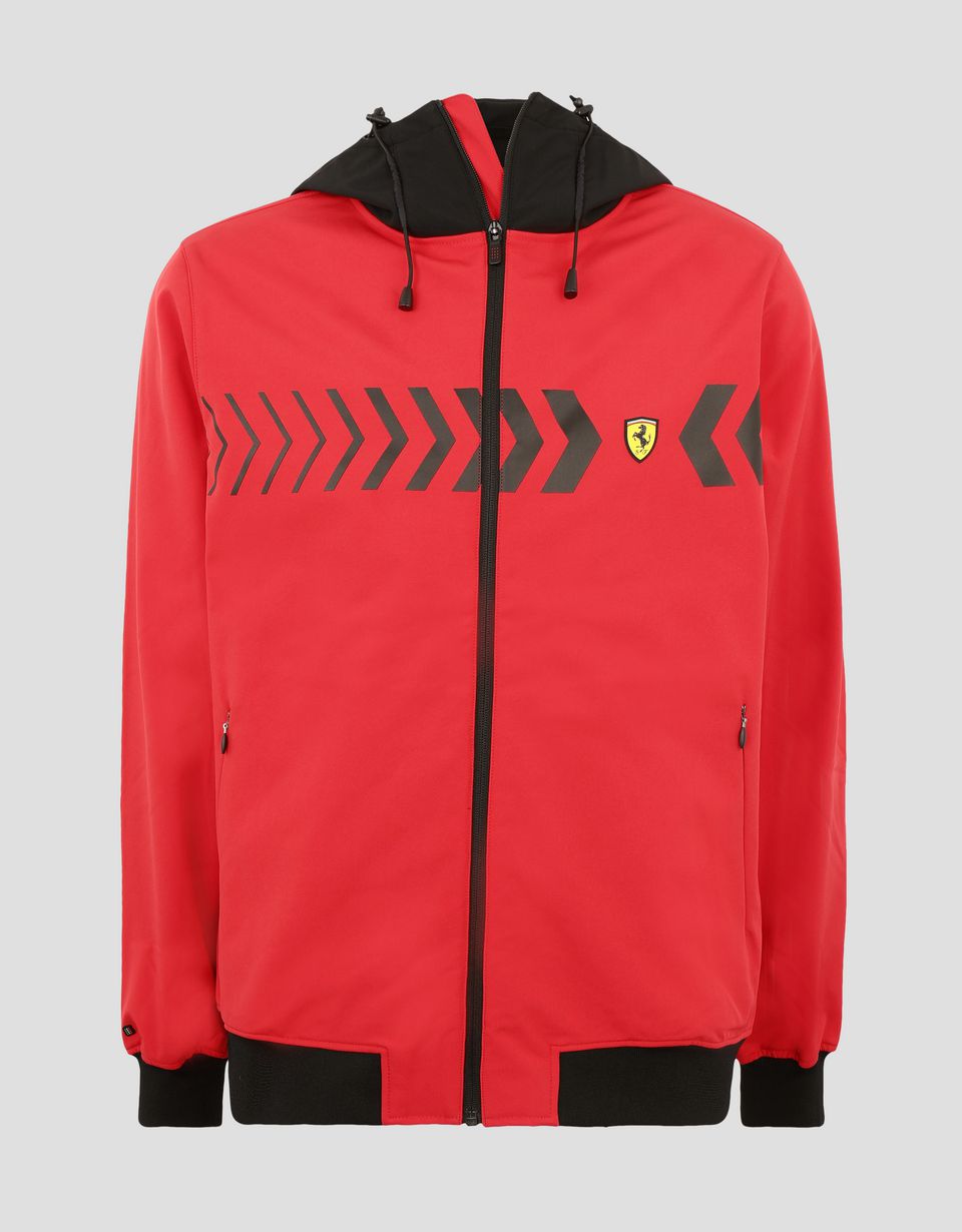 Ferrari Men's hooded jacket in SOFTSHELL Man | Scuderia Ferrari ...