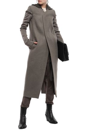 rick owens wool coat