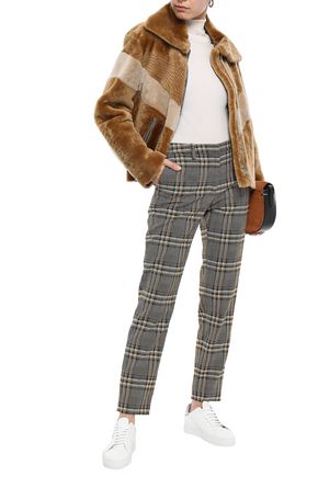 Click to view more detailed imagery on our partner's website Sandro Woman Shearling Jacket Camel
