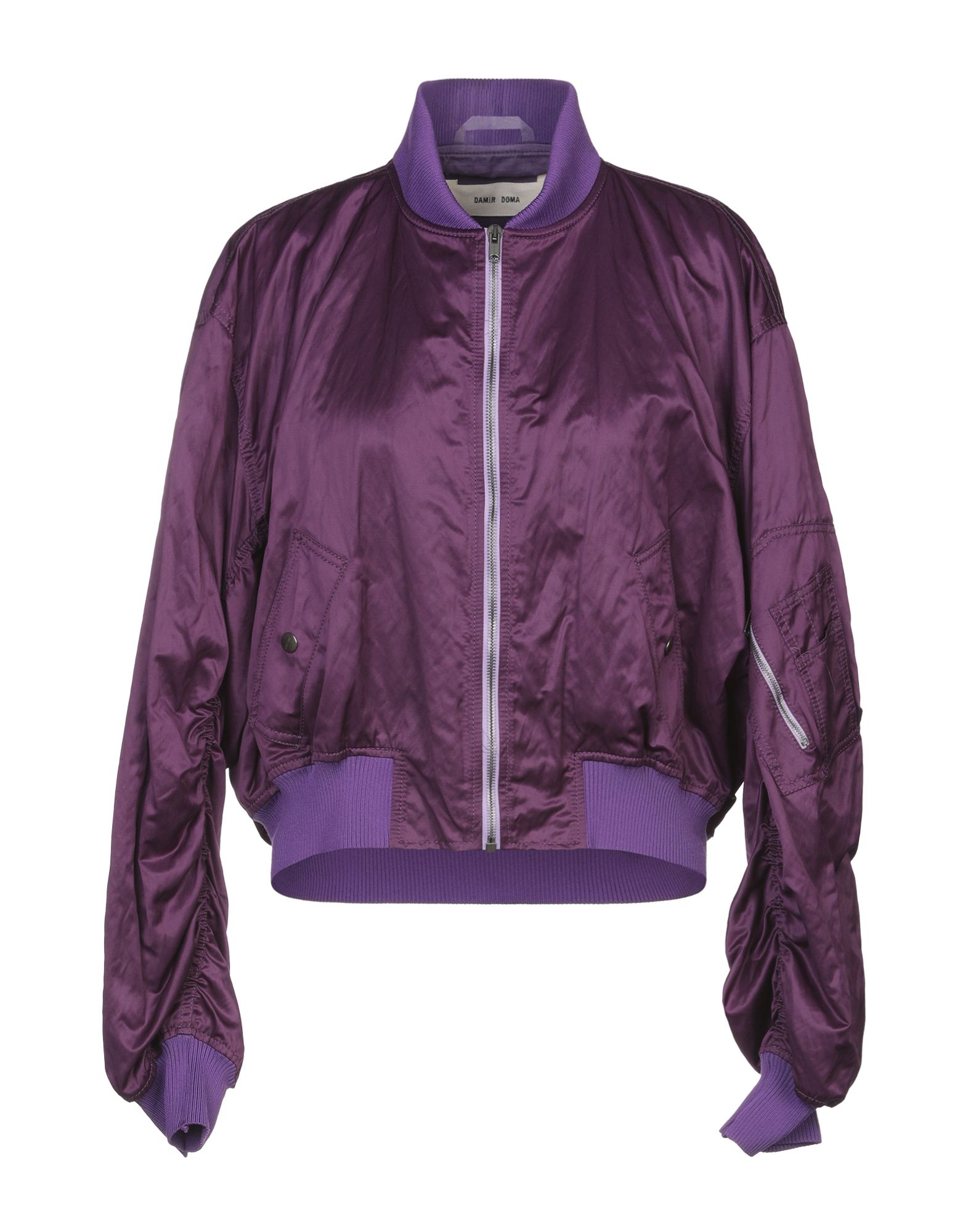 Куртка  - Темно-фиолетовый цвет