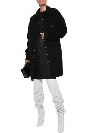 Click to view more detailed imagery on our partner's website Rick Owens Oversized Cashmere Jacket In Black