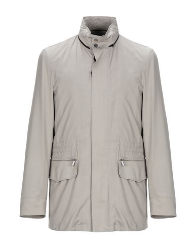 Moorer Man Overcoat & Trench Coat Grey Size 40 Virgin Wool, Silk In Grey